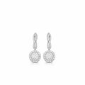 18K Eternal Sparkle Infinity Diamond Drop Earrings