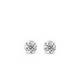 Classic Round Brilliant Solitaire Diamond Stud Earrings