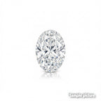 GIA Natural Oval Brilliant Cut Diamond 1.01ct F SI1