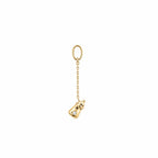 Baby Bottle Diamond Charm Diamond Pendant