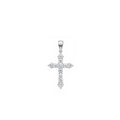 18K Diamond Cross Pendant PDF14891