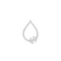 Teardrop Diamond Clover Diamond Pendant