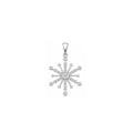 Sparkling Pave Snowflake Diamond Pendant