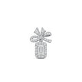 Pave Bow Diamond Pendant