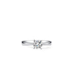 18K Classic Round 0.50ct 4 Prong Solitaire Diamond Ring