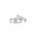 18K "Serendipity Wave" Matching Wedding Band Set