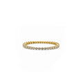 Minimalist Gold Stacking Ring | Sparkling  Eternity Band for Women