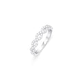 18K Pave Twist Diamond Ring