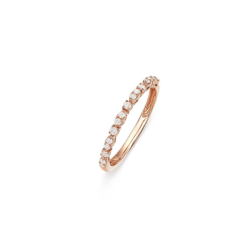 18K Pave Diamond Ring