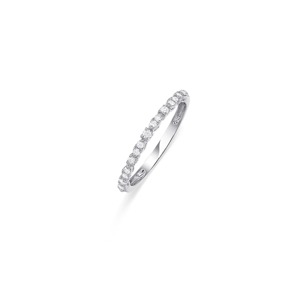 18K Pave Diamond Ring