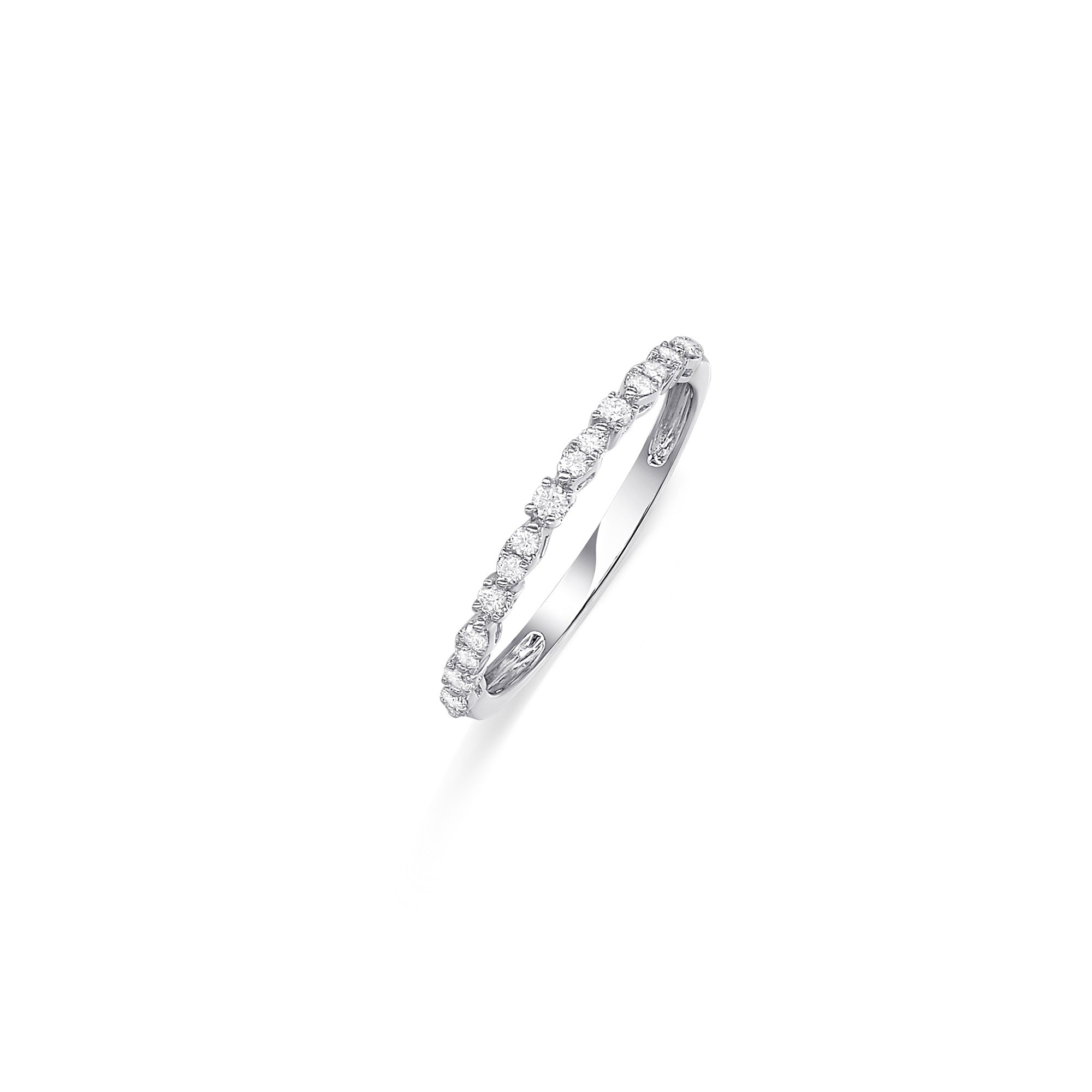 18K Pave Diamond Ring