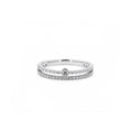 18K Double Band Eternity Ring