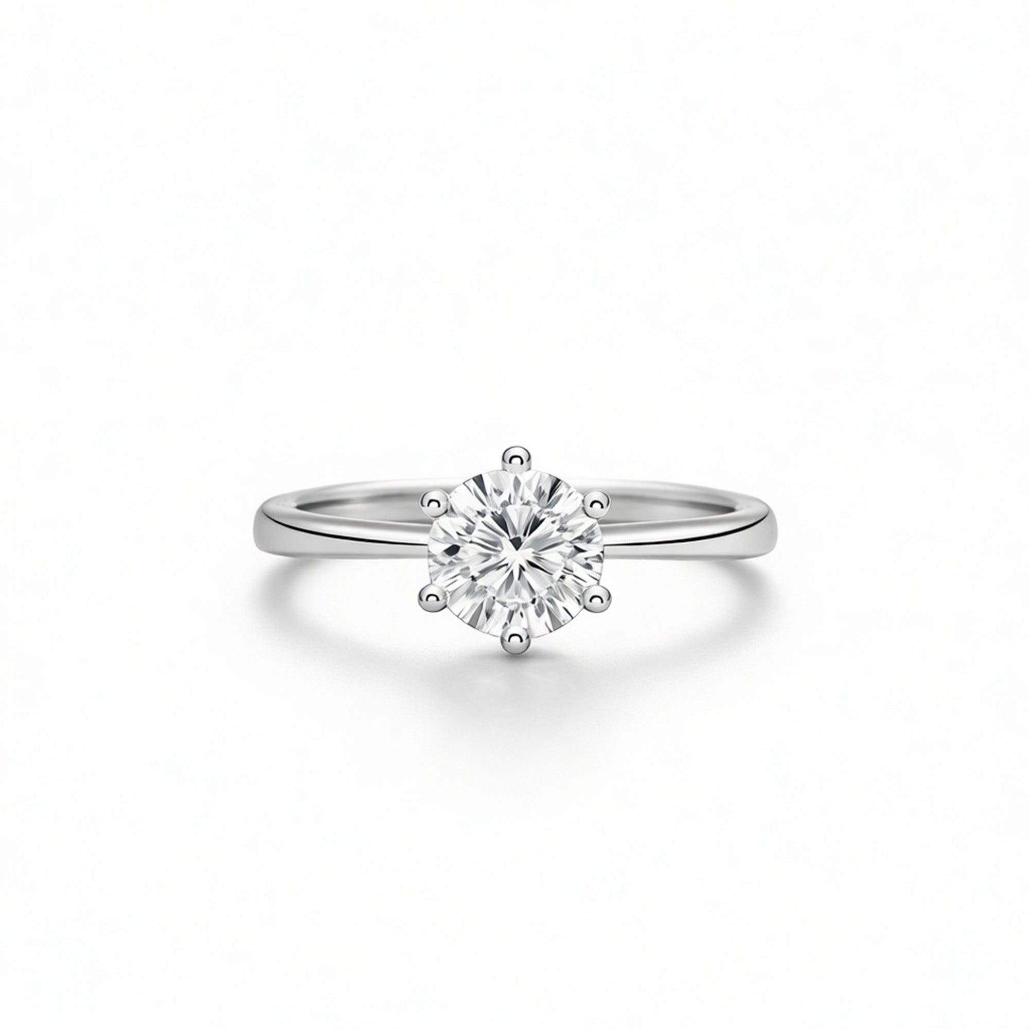 Classic 6-Prong Solitaire Diamond Engagement Ring