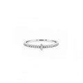 Dainty Baguette Ring in 18K Solid Gold | Minimalist Wedding Band