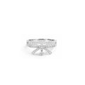 18K Sparkling Pave Bow Knot Diamond Ring