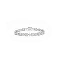 18K Art Deco Style Tennis Diamond Bracelet
