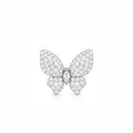 Classic Sparkling Pavé Butterfly Stud Earrings