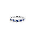 18K Blue Sapphire & Diamond Ring
